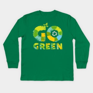 Go Green Kids Long Sleeve T-Shirt